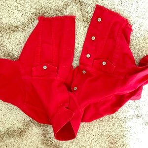 Brandy Melville Crop Denim Jacket